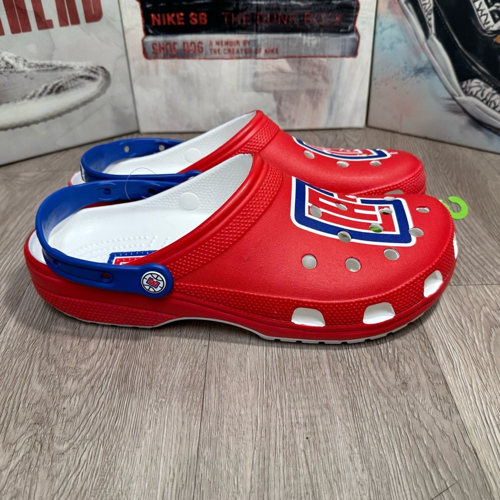 New Crocs NBA LA Clippers Classic Clogs Sizes 9, 11, 12, 13 US Men - Picture 6 of 10